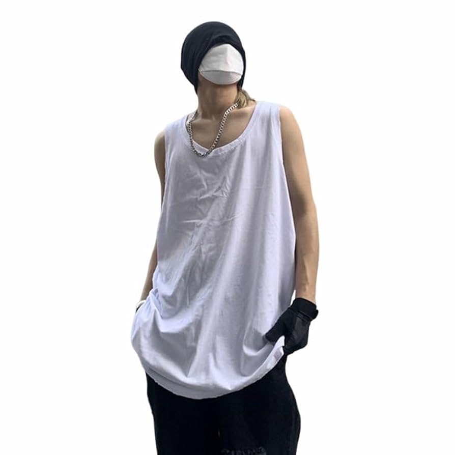 Amazon.co.jp: タンクトップ メンズ ロングタンクトップ ロング